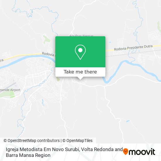 Igreja Metodista Em Novo Surubi map