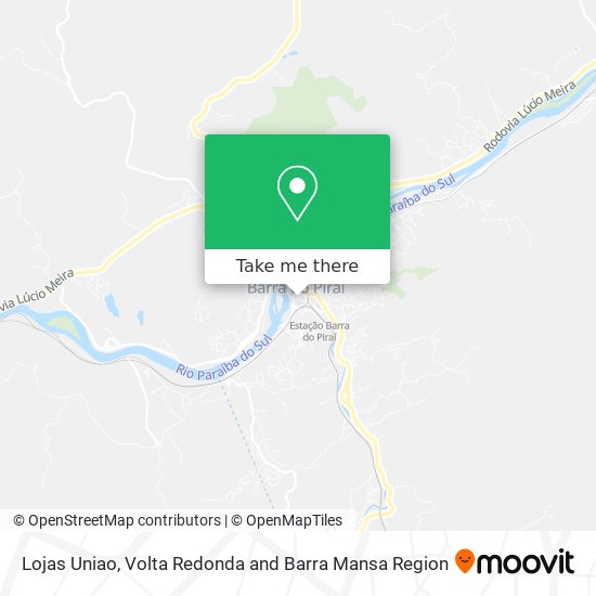 Lojas Uniao map