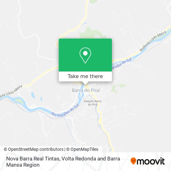 Nova Barra Real Tintas map