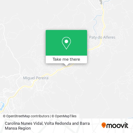 Mapa Carolina Nunes Vidal