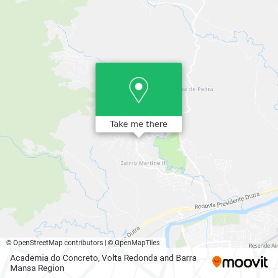 Academia do Concreto map