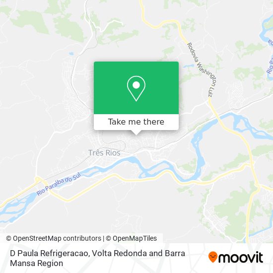D Paula Refrigeracao map