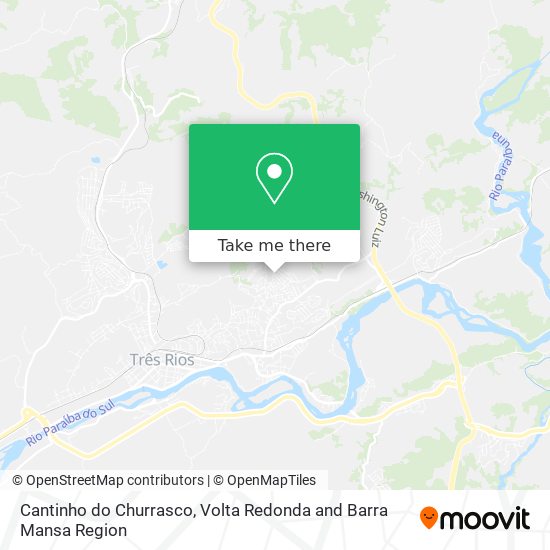 Mapa Cantinho do Churrasco