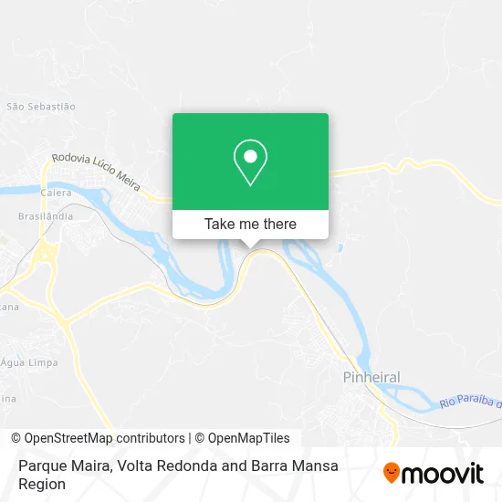 Parque Maira map