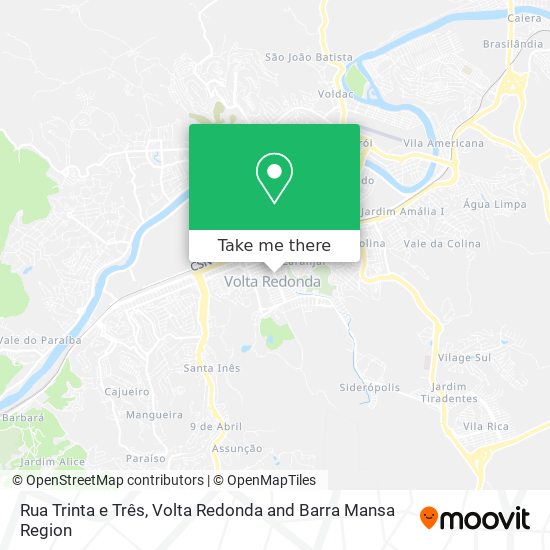 Mapa Rua Trinta e Três