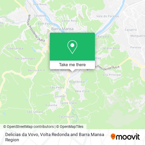 Delicias da Vovo map