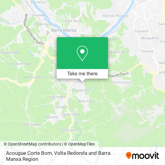 Mapa Acougue Corte Bom