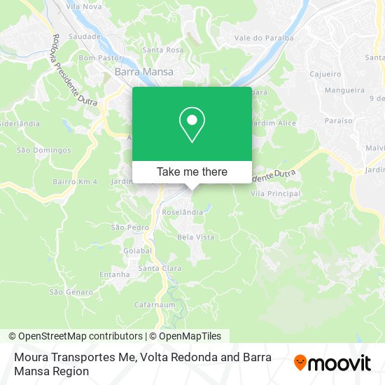 Moura Transportes Me map