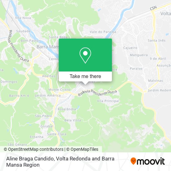 Aline Braga Candido map