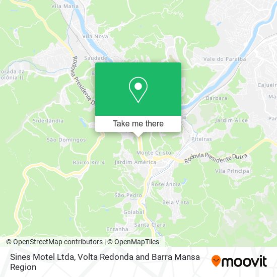 Sines Motel Ltda map