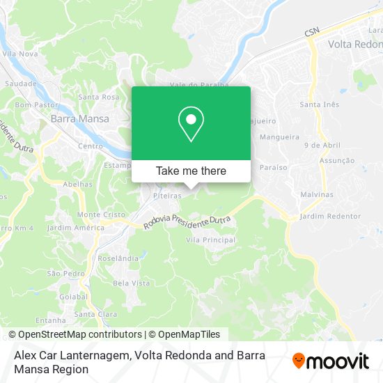 Alex Car Lanternagem map