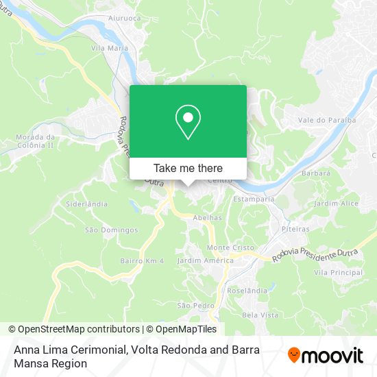 Anna Lima Cerimonial map
