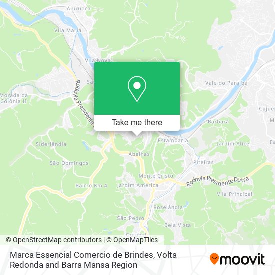 Marca Essencial Comercio de Brindes map
