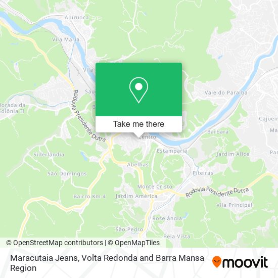 Maracutaia Jeans map