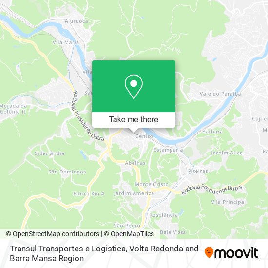 Transul Transportes e Logistica map