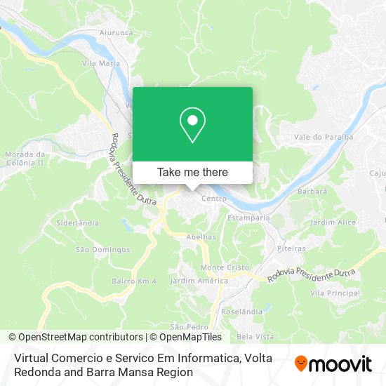 Virtual Comercio e Servico Em Informatica map