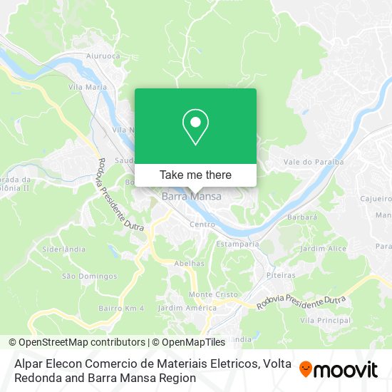 Alpar Elecon Comercio de Materiais Eletricos map