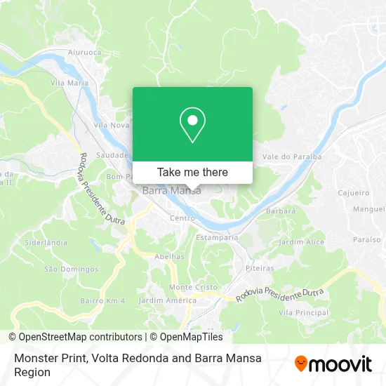 Monster Print map