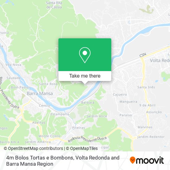 4m Bolos Tortas e Bombons map