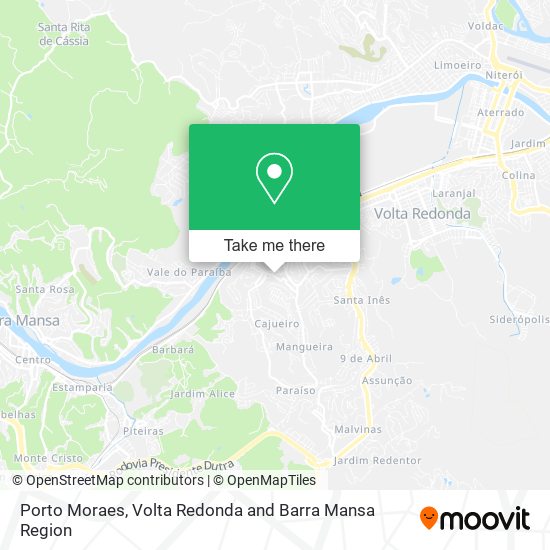 Mapa Porto Moraes