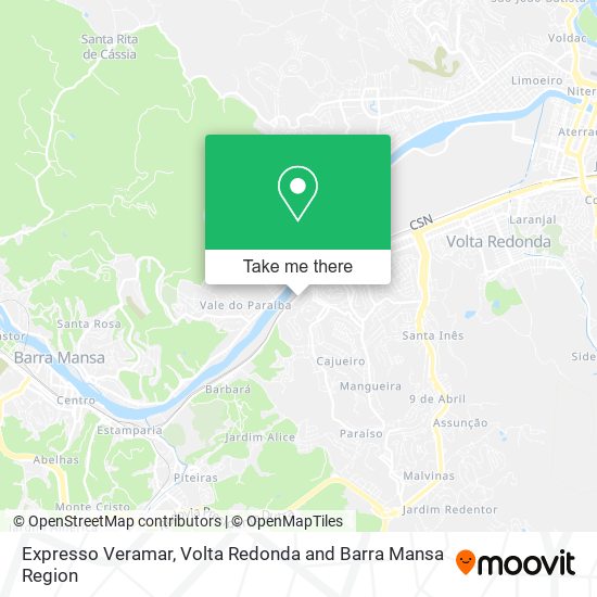 Expresso Veramar map