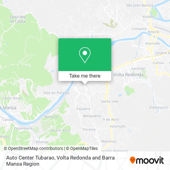 Auto Center Tubarao map