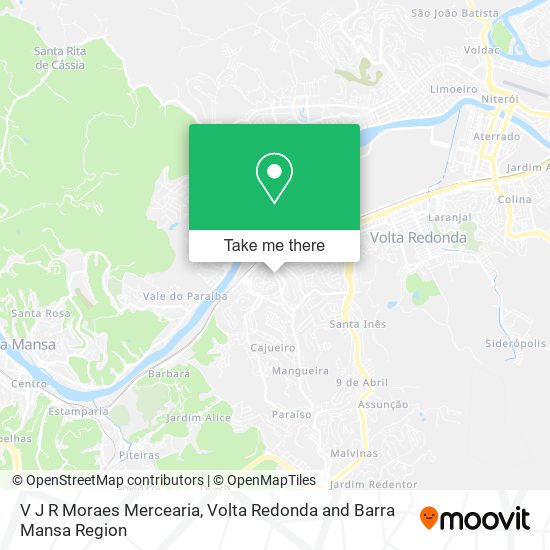 V J R Moraes Mercearia map