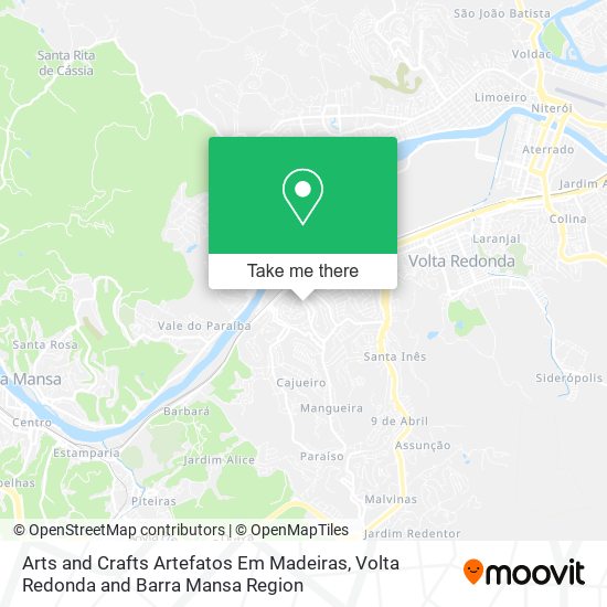 Mapa Arts and Crafts Artefatos Em Madeiras