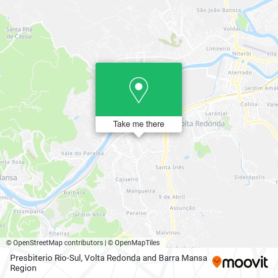 Presbiterio Rio-Sul map