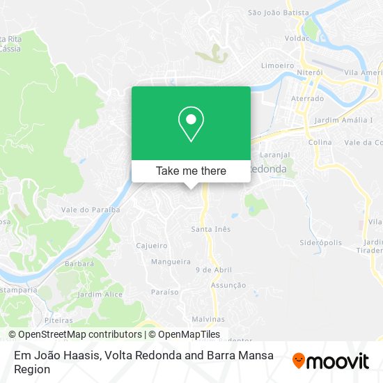 Em João Haasis map