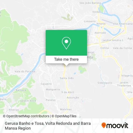 Gerusa Banho e Tosa map