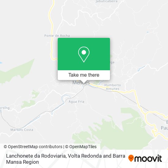 Lanchonete da Rodoviaria map