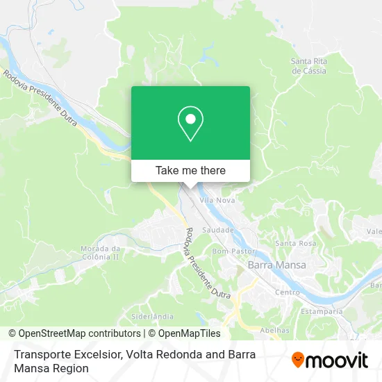 Transporte Excelsior map