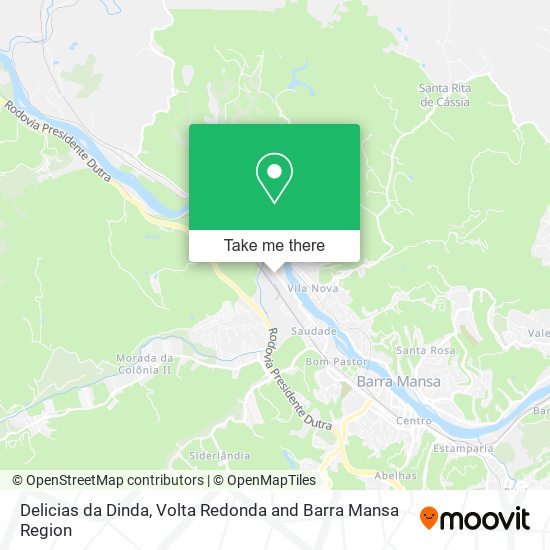 Delicias da Dinda map