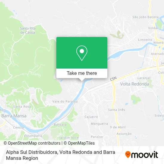 Alpha Sul Distribuidora map