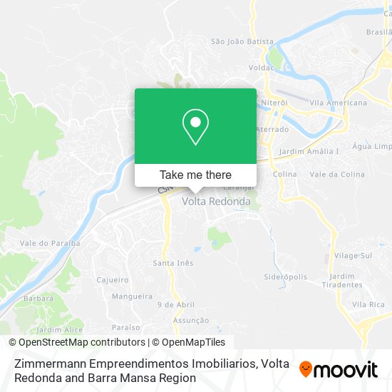 Zimmermann Empreendimentos Imobiliarios map