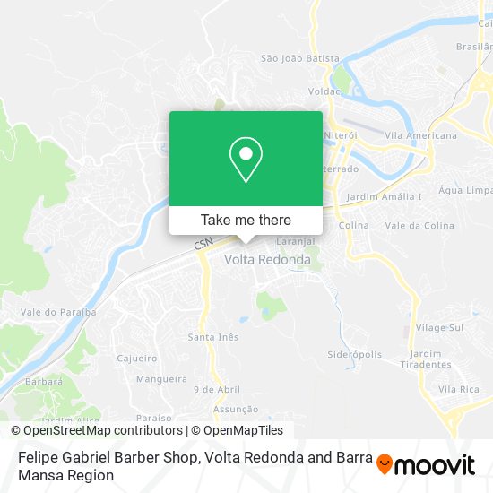 Felipe Gabriel Barber Shop map
