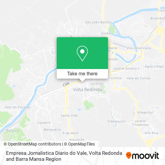 Empresa Jornalistica Diario do Vale map