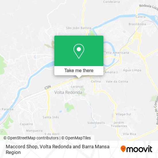 Maccord Shop map