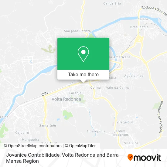 Jovanice Contabilidade map