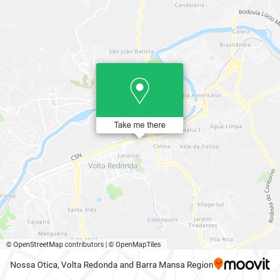 Nossa Otica map