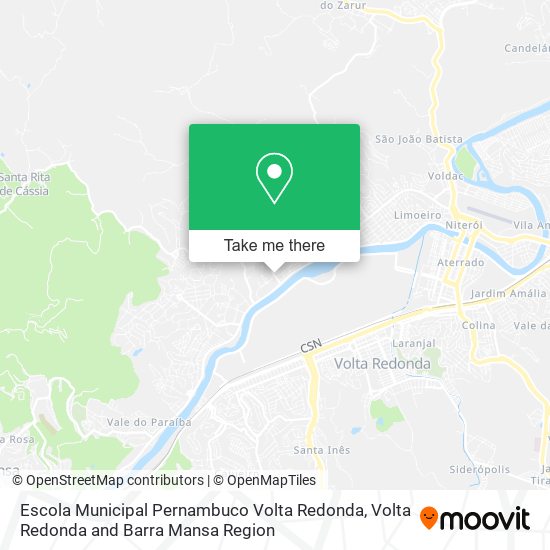 Escola Municipal Pernambuco Volta Redonda map