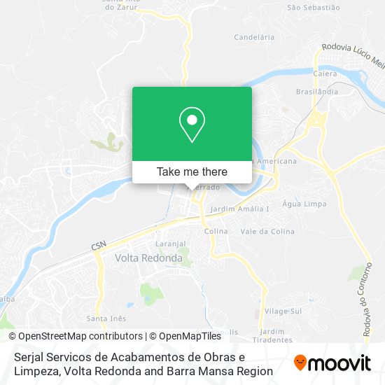 Serjal Servicos de Acabamentos de Obras e Limpeza map