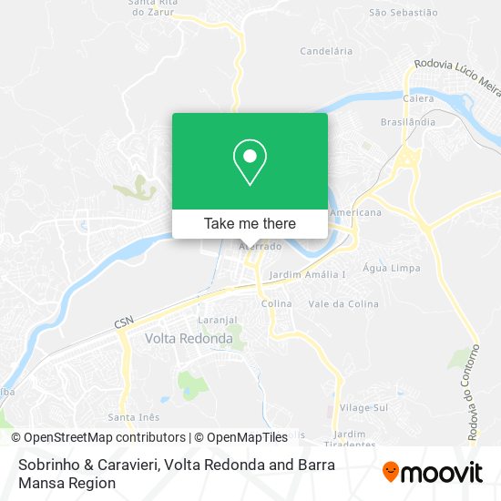 Sobrinho & Caravieri map