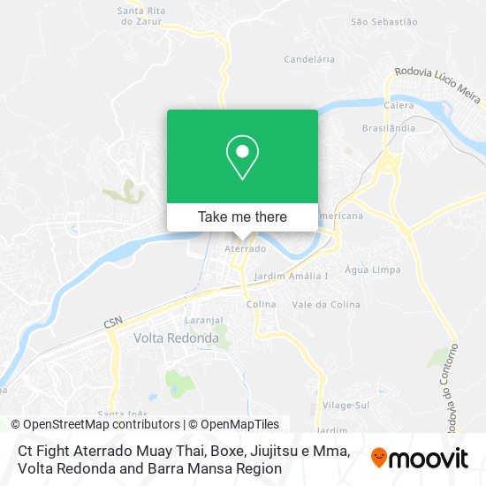 Ct Fight Aterrado Muay Thai, Boxe, Jiujitsu e Mma map