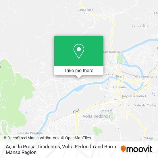 Açaí da Praça Tiradentes map