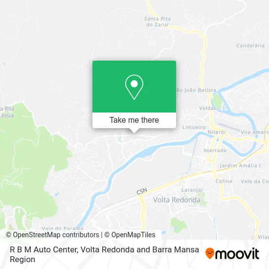 R B M Auto Center map