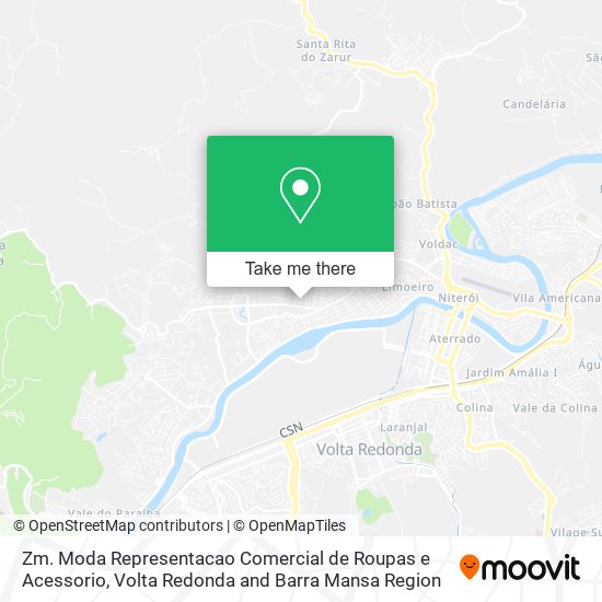 Mapa Zm. Moda Representacao Comercial de Roupas e Acessorio