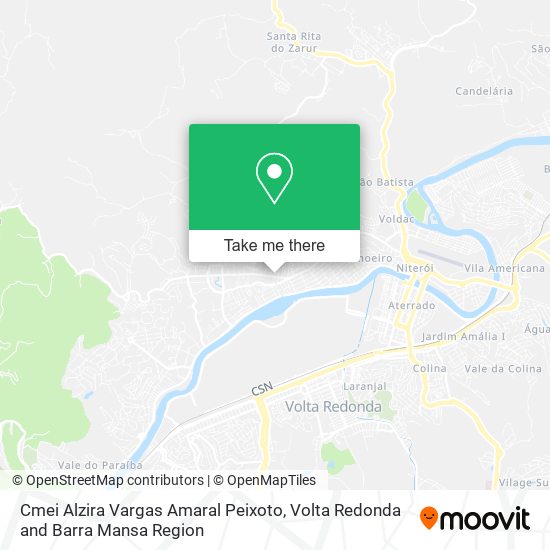 Cmei Alzira Vargas Amaral Peixoto map