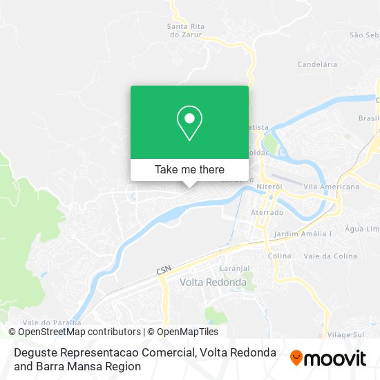Deguste Representacao Comercial map